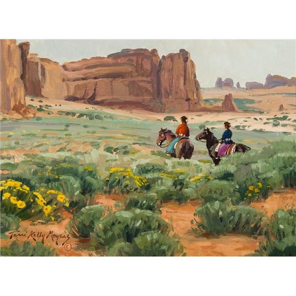 Terri Kelly Moyers (b. 1953) - 12 x 16 inches