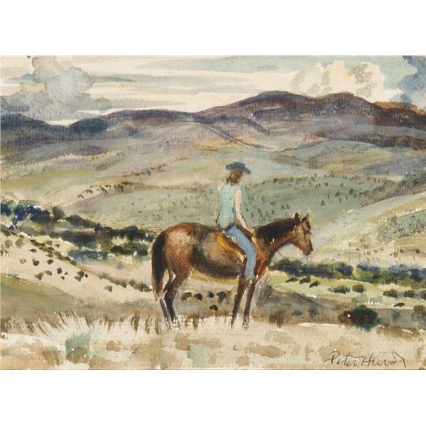 Peter Hurd (1904-1984) - 5 x 6 3/4 inches