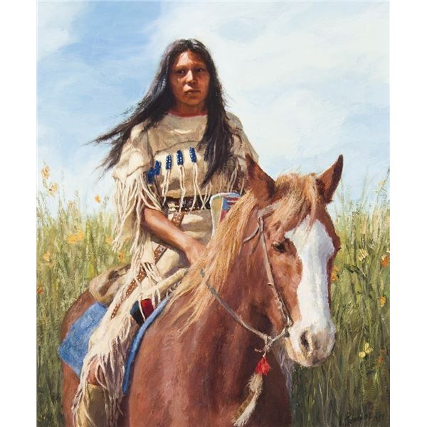 Susan Terpning (b. 1953) - 16 x 13 inches