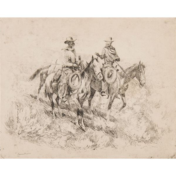 Edward Borein (1872-1945) - 7 1/2 x 9 1/4 inches