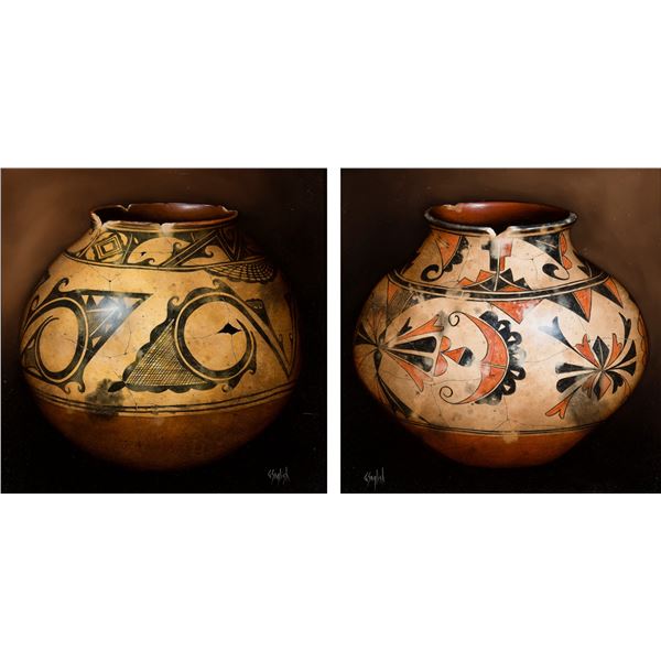 Greg English (b. 1967) - Set of two (2): 12 x 12 inches each