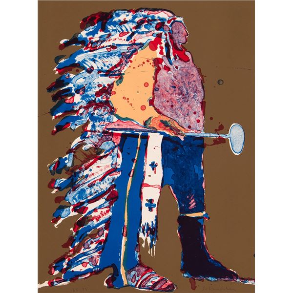 Fritz Scholder (1937-2005) - 30 x 22 1/2 inches