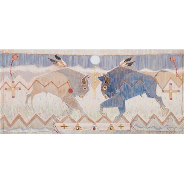 Oreland Joe (b. 1958) - 18 x 38 inches