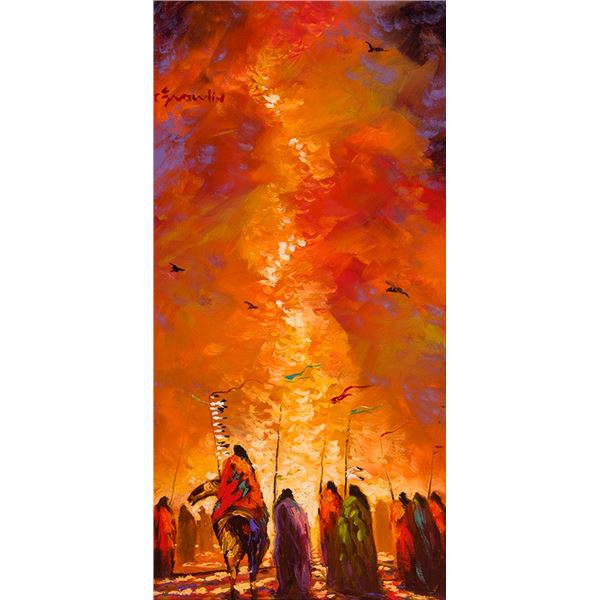 Bruce Nowlin (b. 1949) - 24 x 12 inches