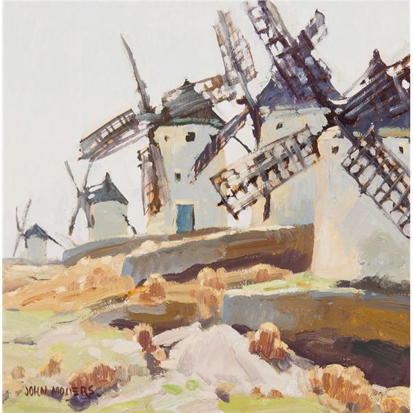 John Moyers (b. 1958) - 12 x 12 inches