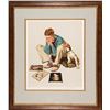 Image 2 : Norman Rockwell (1894-1978) - Sight size 26 x 21 inches