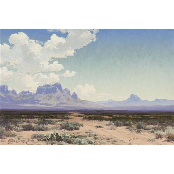 Audley Dean Nicols (1875-1941) - 12 x 17 1/2 inches