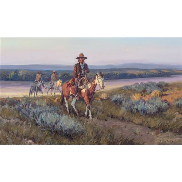 Joe Beeler (1931-2006) - 18 x 30 inches