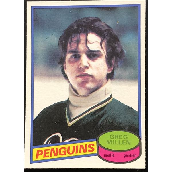 1980-81 O-PEE-CHEE GREG MILLEN ROOKIE CARD