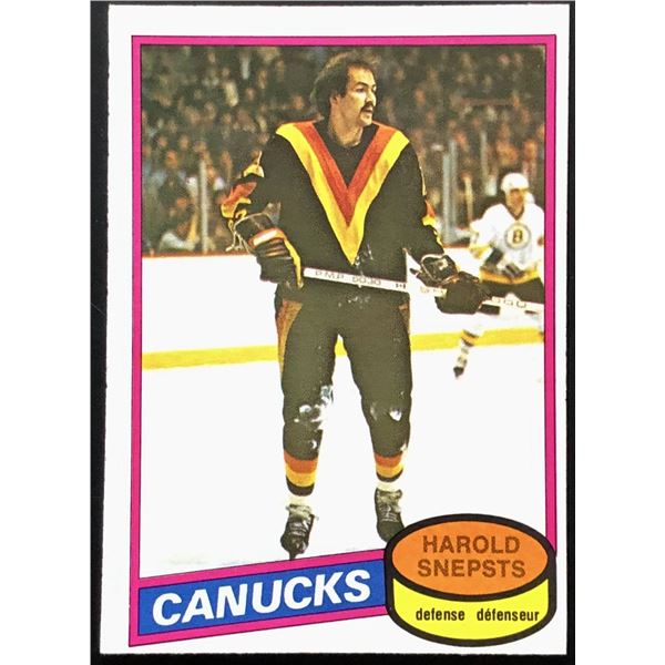 1980-81 O-PEE-CHEE HAROLD SNEPTS