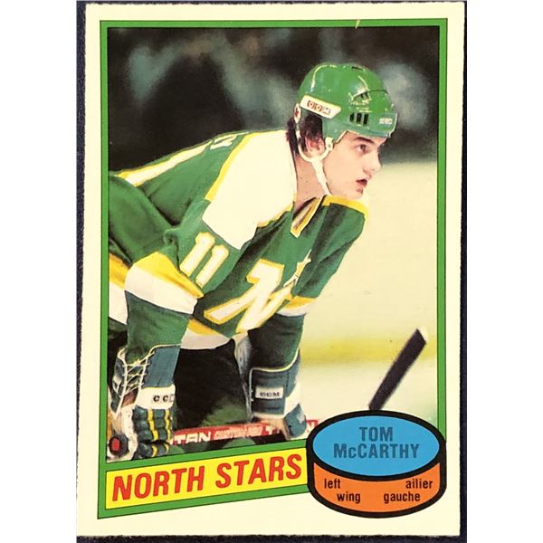 1980-81 O-PEE-CHEE TOM McCARTHY ROOKIE CARD