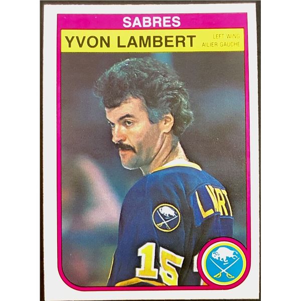1982-83 O-PEE-CHEE YVON LAMBERT