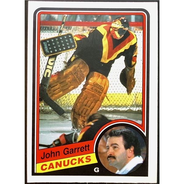 1984-85 O-PEE-CHEE JOHN GARRETT