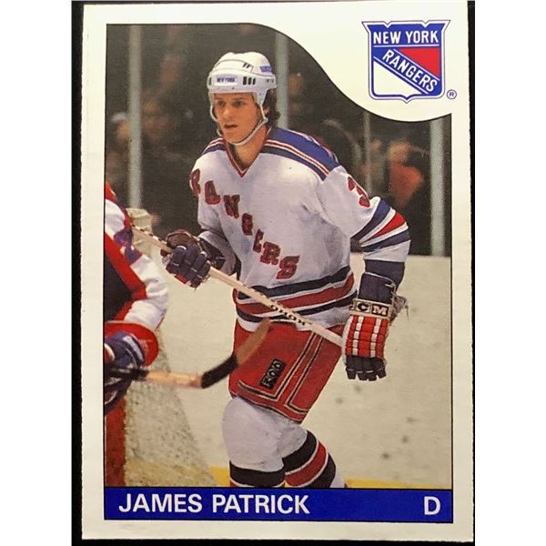 1985-86 O-PEE-CHEE JAMES PATRICK ROOKIE CARD