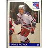 Image 1 : 1985-86 O-PEE-CHEE JAMES PATRICK ROOKIE CARD