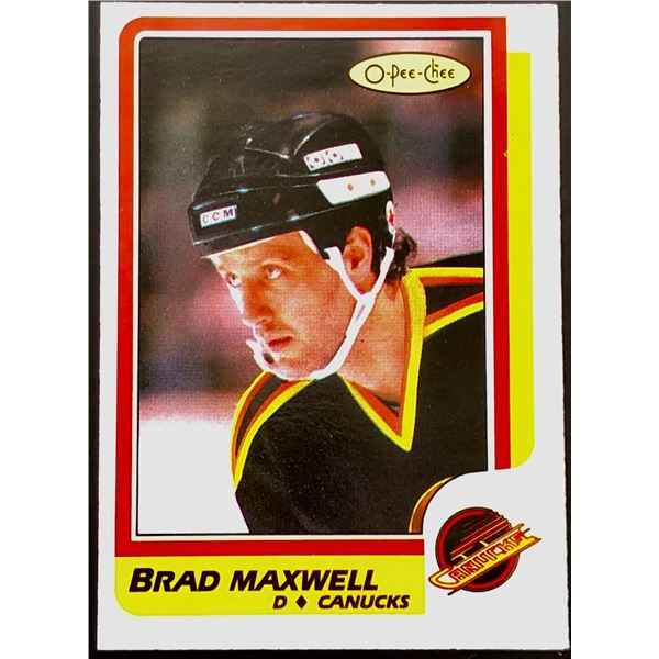 1986-87 O-PEE-CHEE BRAD MAXWELL