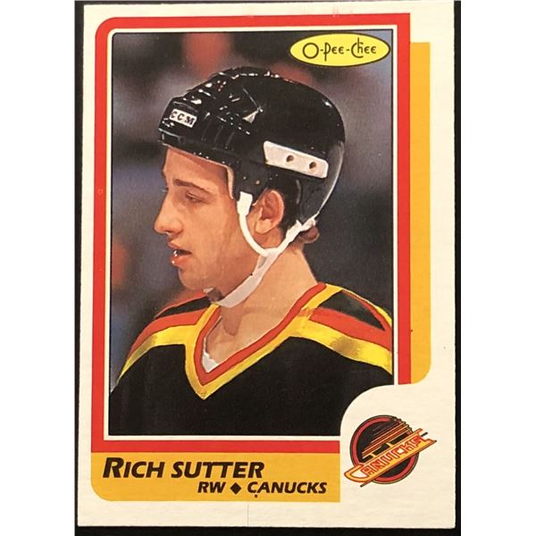 1986-87 O-PEE-CHEE RICH SUTTER