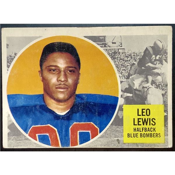 1960 TOPPS CFL LEO LEWIS (HOF)
