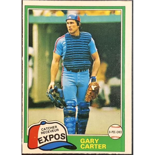 1981 O-PEE-CHEE GARY CARTER (HOF)