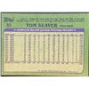 Image 2 : 1982 TOPPS TOM SEAVER (HOF)