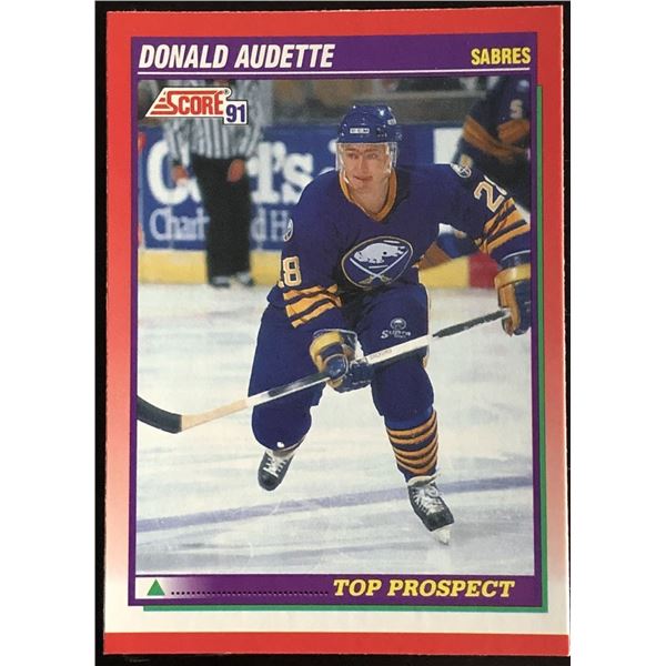 1991-92 SCORE DONALD AUDETTE ROOKIE CARD