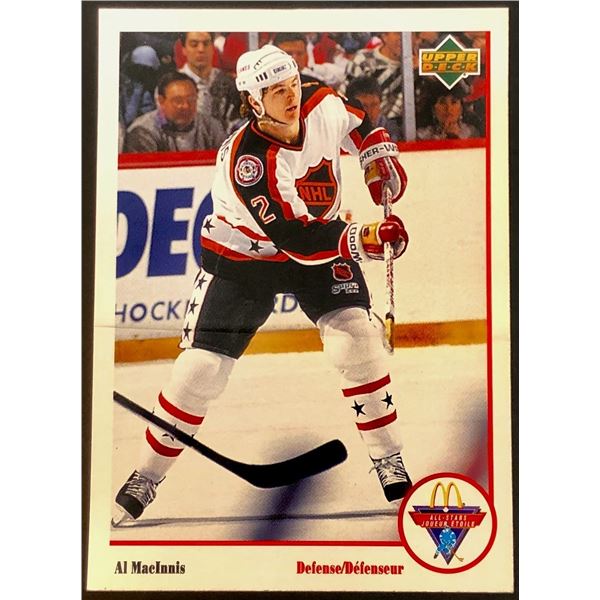 1991-92 UPPER DECK AL MacINNIS (HOF)