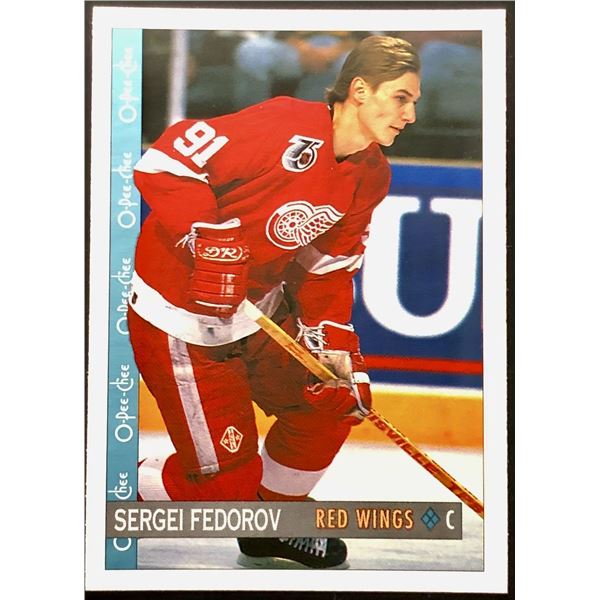 1992-93 O-PEE-CHEE SERGEI FEDEROV (HOF)