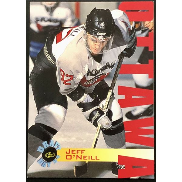 1995 CLASSIC JEFF O'NEILL ROOKIE CARD
