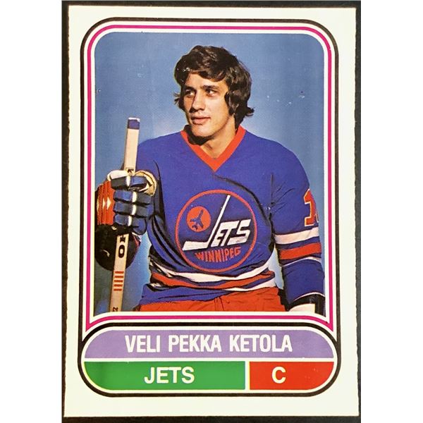 1975-76 O-PEE-CHEE WHA VELI PEKKA KETOLA ROOKIE CARD