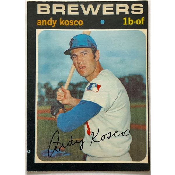 1971 O-PEE-CHEE HI NUMBERS ANDY KOSCO