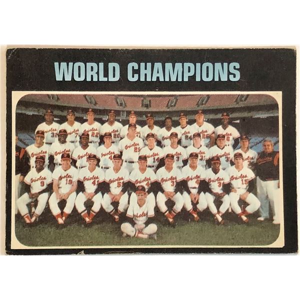 1971 O-PEE-CHEE WORLD CHAMPIONS