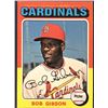 Image 1 : 1975 TOPPS MINI BOB GIBSON (HOF)