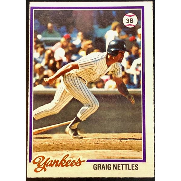 1978 O-PEE-CHEE GRAIG NETTLES