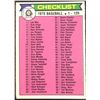 Image 1 : 1979 O-PEE-CHEE CHECKLIST 1-125