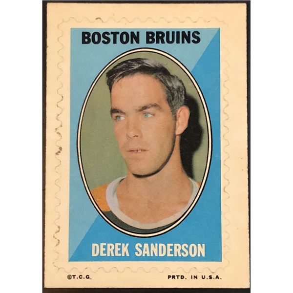 1970 TOPPS DEREK SANDERSON INSERT