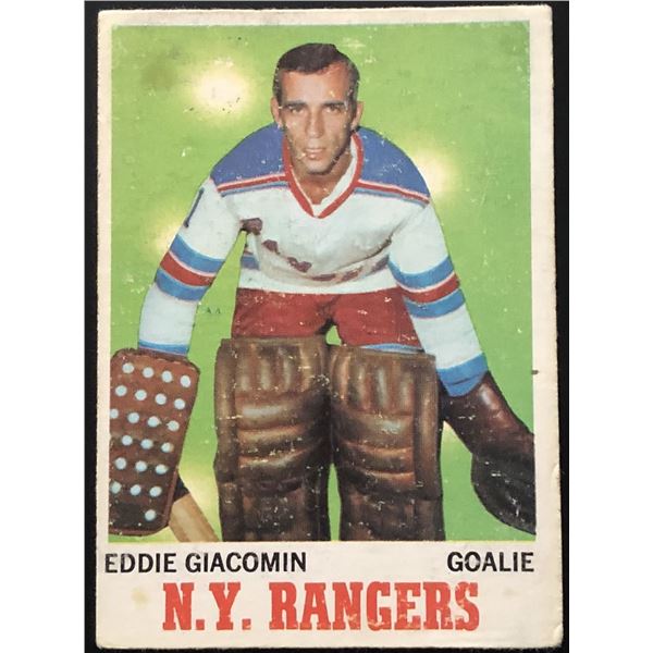 1970-71 O-PEE-CHEE EDDIE GIACOMIN (HOF)