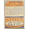 Image 2 : 1974-75 NHL TOPPS JACQUES LEMAIRE (HOF)