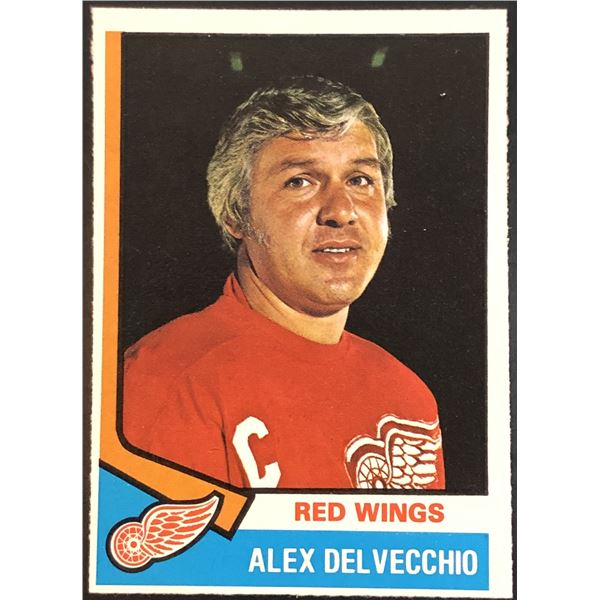1974-75 O-PEE-CHEE ALEX DELVECCHIO (HOF)