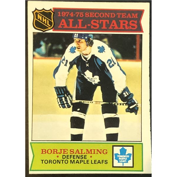 1975-76 NHL O-PEE-CHEE BORJE SALMING (HOF)