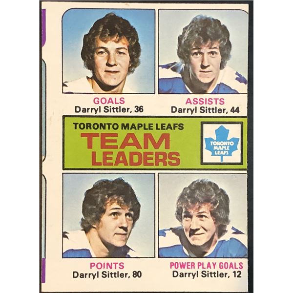1975-76 NHL O-PEE-CHEE DARRYL SITTLER (HOF)