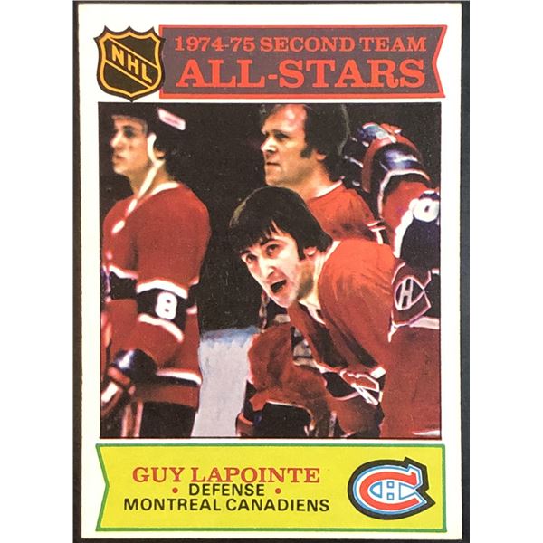 1975-76 NHL O-PEE-CHEE GUY LAPOINTE (HOF)