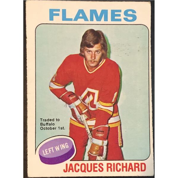1975-76 NHL O-PEE-CHEE JACQUES RICHARD