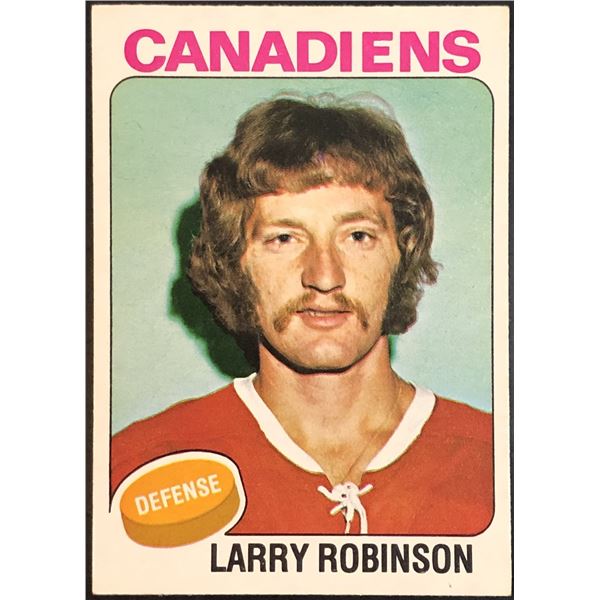 1975-76 NHL O-PEE-CHEE LARRY ROBINSON (HOF)