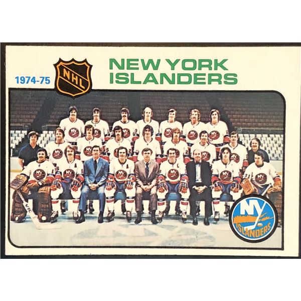 1975-76 NHL O-PEE-CHEE NEW YORK ISLANDERS