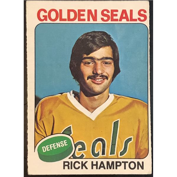 1975-76 NHL O-PEE-CHEE RICK HAMPTON ROOKIE CARD