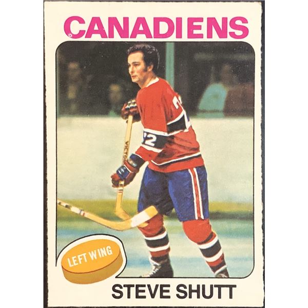 1975-76 NHL O-PEE-CHEE STEVE SHUTT (HOF)