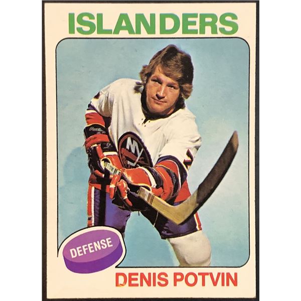 1975-76 NHL TOPPS DENIS POTVIN (HOF)