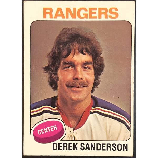 1975-76 NHL TOPPS DEREK SANDERSON