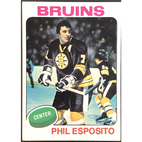 1975-76 NHL TOPPS PHIL ESPOSITO (HOF)