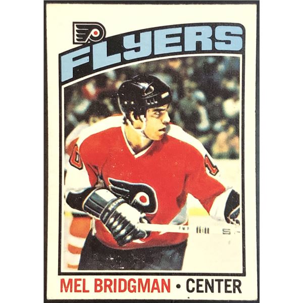1976-77 NHL O-PEE-CHEE MEL BRIDGMAN ROOKIE CARD